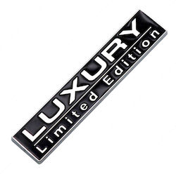 Emblema Auto Metalică De Lux 3D Ridicată Dimensiune 7.5 X 1.5 Cm
