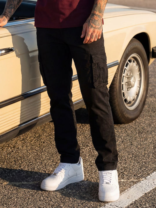 Panda Clothing Cargo Trousers in Regular Fit Su...
