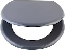 Ashley Housewares Καπάκι Λεκάνης Πλαστικό Γκρι