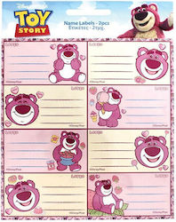 Gim Toy Story Notebook Etiketten 8 Stück