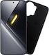Volte-Tel Silicone Camera Guard Back Cover with Neck Strap Black for Poco X8 Pro Max