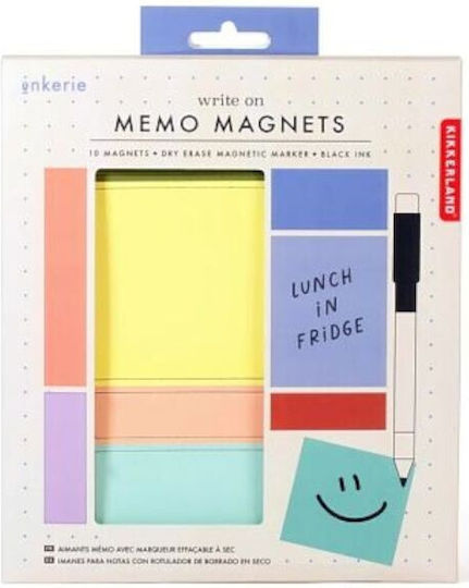 Magnete Decorative Memo Kikkerland Marker 10 Bucăți Ink08