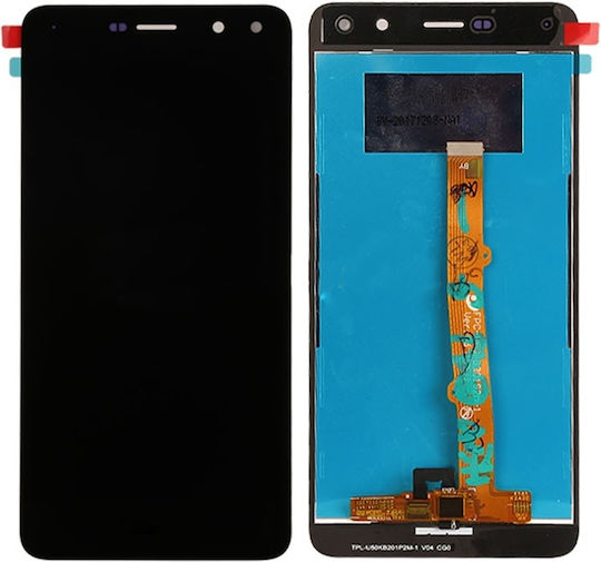 Screen with Touch Mechanism for Huawei Y5 2017, Y6 2017 (Black)