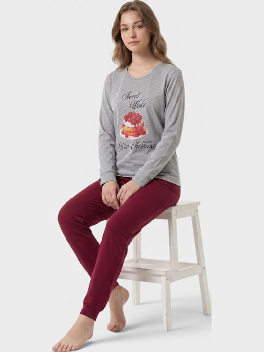Nina Club Kids Winter Pyjamas Grey