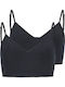 Kids Only Set Kids Training Bras 2 Pieces Black