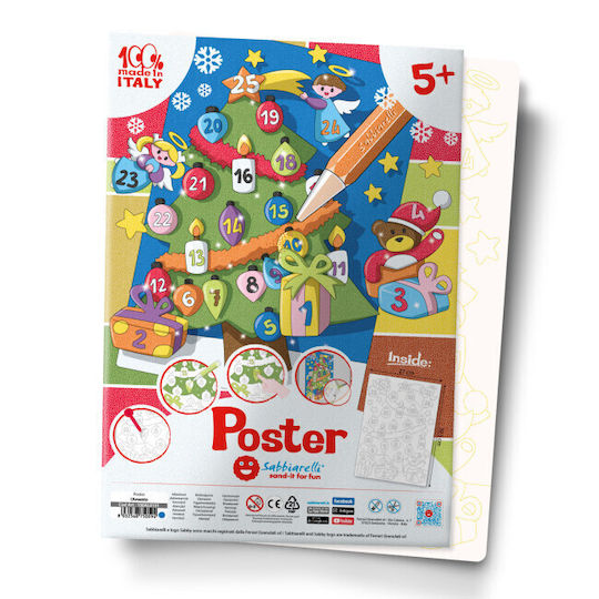 Sabbiarelli Poster Pictură Pudră de Marmură Calendar Advent 5+