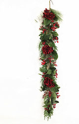 Liberta Christmas Garland Decorated Green
