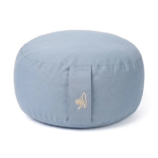 Pernă De Meditație Meditation Cushion Albastru Deschis Bumbac Organic 33x17cm