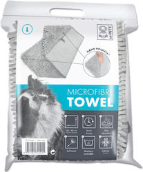 M-pets Γκρι Πετσέτα Μικροϊνών L 60 X 85 Cm M-pets