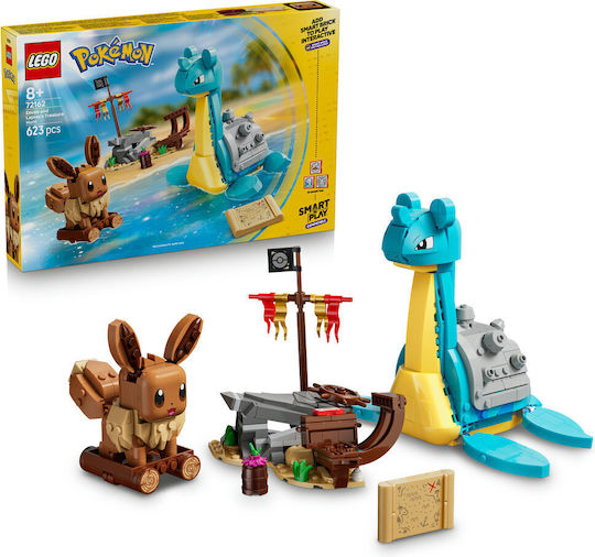 LEGO Lego Pokémon Eevee und Lapras Schatzsuche für 8+ Jahre 623 Stück