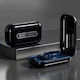 Pill Organizer with Cutter & Built-In Storage Black