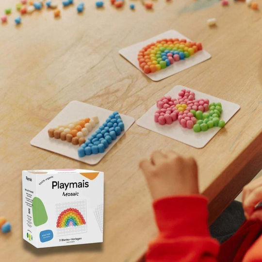 Playmais Παιδική Χειροτεχνία Κατασκευές Με Κάρτες Και Σφουγγαράκια Από Άμυλο Καλαμποκιού 3τμχ