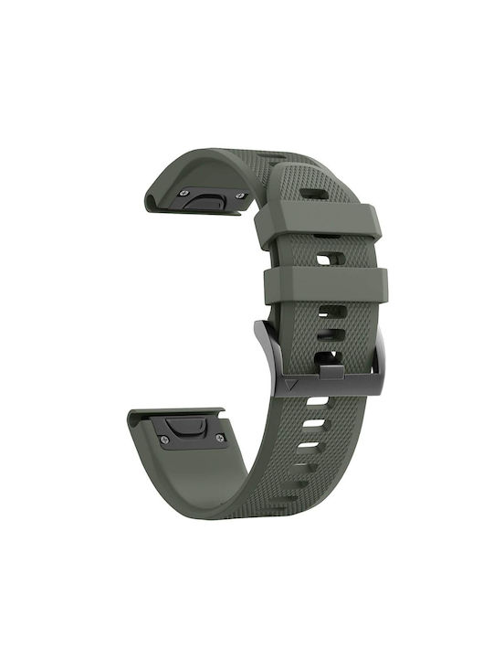 Garmin Instinct 2s 20mm Силиконова Каишка За Часовник Amygreen