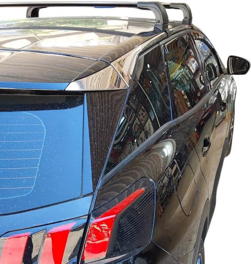 Nordrive Kit Car Roof Bars Legs Nordrive Silenzio CX Black Peugeot 3008 2016>2020 2 Pieces Mb.p3008.12
