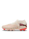 PUMA Future 9 Pro FG/AG Ποδοσφαιρικά Παπούτσια με Τάπες Μπεζ