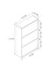 SteweHome Holz Schuhorganisator 73x22x110cm