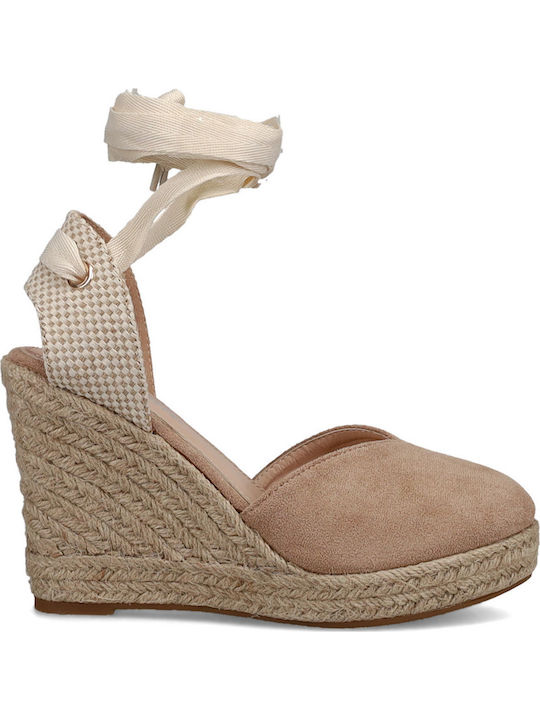 Women's Summer Espadrille Platforms Beige