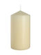 Mondex Lumânare Decorativă Ecru 8x10 cm