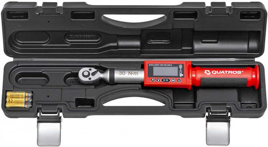 Quatros Cheie dinamometrică Cu pătrat 1/4" Cuplu 30-30 Nm Cu Lungime 30.5cm