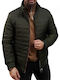 Herren Puffer Jacke Deep Olive