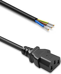 Qoltec Захранващ Кабел IEC C13 Обелен Запоен Чист Меден Cu 3x0.75 мм² 1.8 м Qoltec Захранващ Кабел IEC C13 Обелен Запоен Чист Меден Cu 3x0.75 мм² 1.8 м