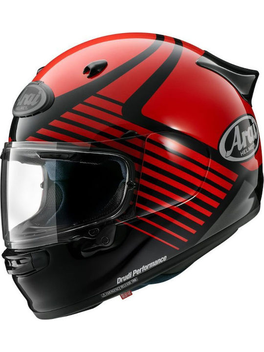 Arai Quantic Design Flight Rot Κ Motorradhelm V...