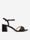 Schwarze Damen Sandalen