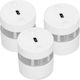 Alecto Set 3 Mini Rauchmelder Mit 10 Jahren Batterielebensdauer Weiß