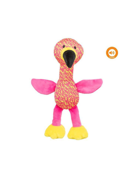 Trixie Flamingo Cuddly Toy for Puppy With Sound Pink 1 Piece