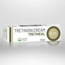 Tretinoin Cream 0.1 Healing Pharma Tretiheal Anti-wrinkle Anti-acne Depigmenting 20g