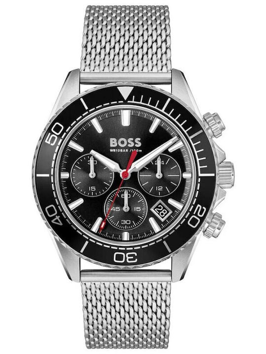 Boss Sealiner Ανδρικό Ρολόι 44mm Χρονογράφος Μπ...
