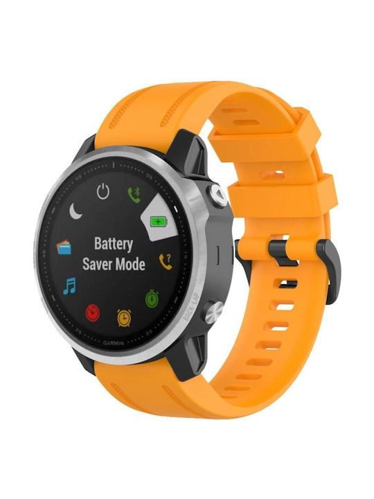 Beline Λουράκι Σιλικόνης Πορτοκαλί (Garmin Instinct 2SRealme Watch 2)