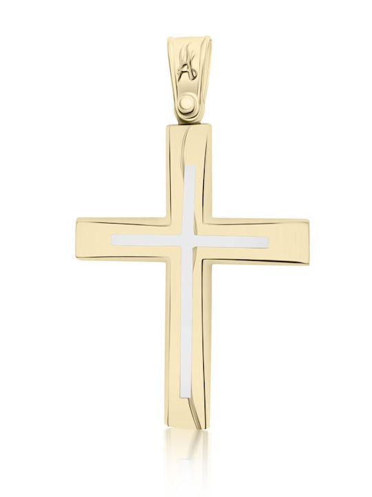 Chrilia Gold Kreuz 14K Ohne Kette