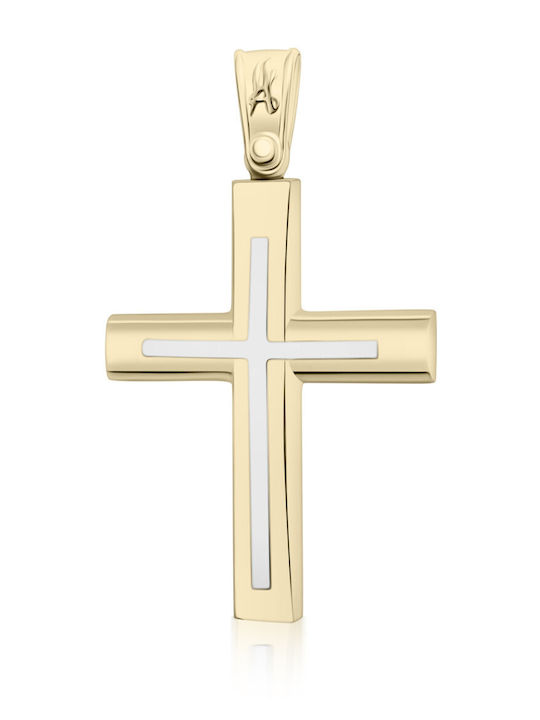 Chrilia Gold Kreuz 14K Ohne Kette
