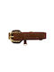 William Walker Waterproof Leather Dog Collar Nubuck Brown Heritage Collection Large 43cm