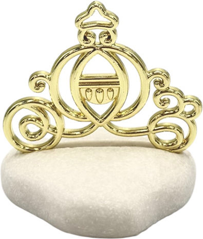 Gold Carriage Decorative Wedding Favor Pebble 10 Pieces 6cm Va80 Riniotis Rin-ba80