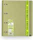 Carchivo Clipboards 360 Rings Not Cross A4 & Replacement Khaki Lined Sheets Carchivo