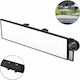 Car Interior Mirror Thermometer Compass 32.5x7.6cm Oem