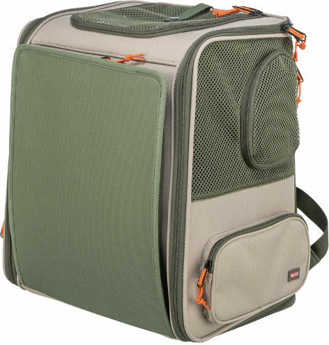 Trixie Dog Backpack for Carrying a Dog up to 10kg Green W42xD40xH30cm