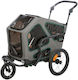 Trixie Waterproof Bicycle Trailer for Dog Transport up to 45kg Grey Length 80cm