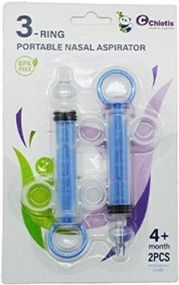 Chiotis Nasal Aspirator for Infants and Kids 2 Pieces