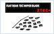 Ztec+ Flat Rear Tec Wiper Blades 16 400m M Wzrf400