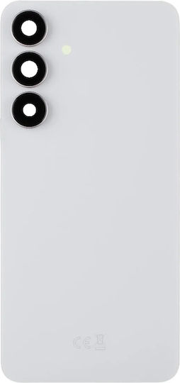 Samsung S731b Galaxy S25 Fe Battery Door + Battery Door Adhesive + Back Camera Lens Bezel White Oem