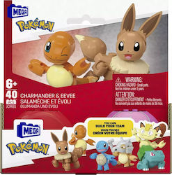 Mattel Pokemon Mega Set Charmander and Eevee για 6+ Ετών 40τμχ