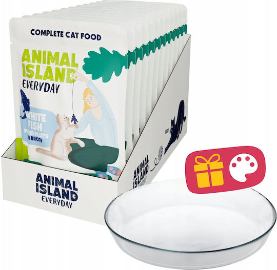 Animal Island Мокра Храна за Котки с Риба 12x85гр