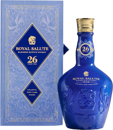 26yo Royal Salute "Kingdom Edition Colheita Port Cask Finish" Смесени Уиски Шотландия 700ml
