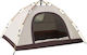 Cort Camping Igloo de Cățărare Depozitare Gri 4 Anotimpuri pentru 3 Persoane Impermeabilă 3000mm 200x140x115cm