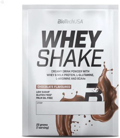 Biotech USA Whey Shake Bio Proteinquelle Molke mit Geschmack Schokolade 25gr