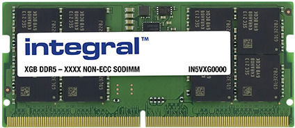 Integral DDR5 with Module 1x16GB and Speed 4800 for Laptop
