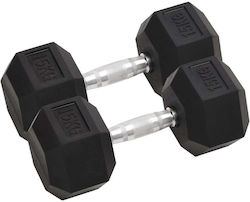 vidaXL Set of Hexagon Dumbbells 2 x 15kg vidaXL Set of Hexagon Dumbbells 2 x 15kg